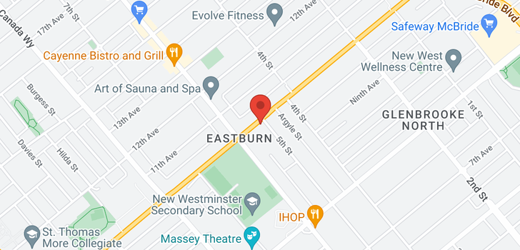 map of 502 TENTH AVENUE